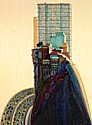 Wayne Thiebaud , American , b. 1920 Apartment Hill, 1980